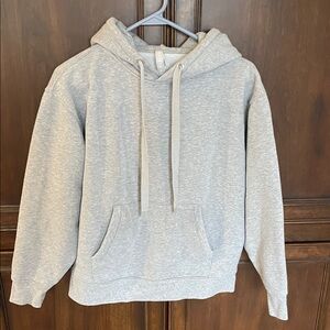 Athleta Light Gray woman’s Hoodie Sweater
